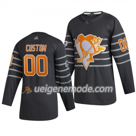 Herren Pittsburgh Penguins Trikot Custom Grau Adidas 2020 NHL All-Star Authentic